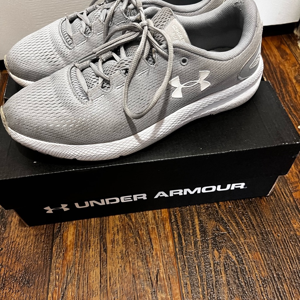 Under Armour Gray Charged Pursuit 2 Shoes